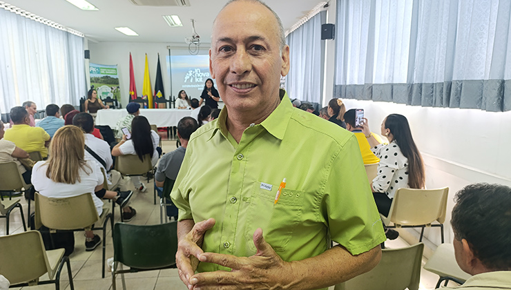 Edgar Arévalo, presidente de Coganor./ Foto Leonardo Favio Oliveros- La Opinión