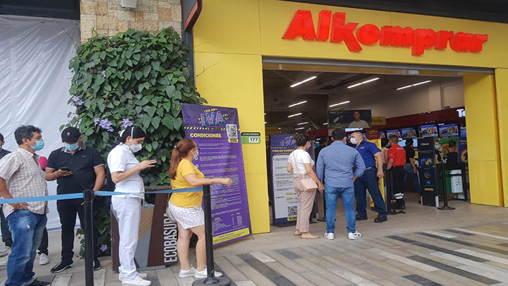 Así se vive el Día sin IVA en Cúcuta./Foto: cortesía