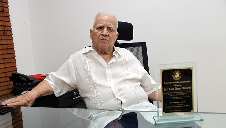 José María Chacón es ejemplo de resilencia y pujanza. Dejó su natal Bucaramanga para hacer empresa en Cúcuta./ Foto Carlos Ramírez-La Opinión