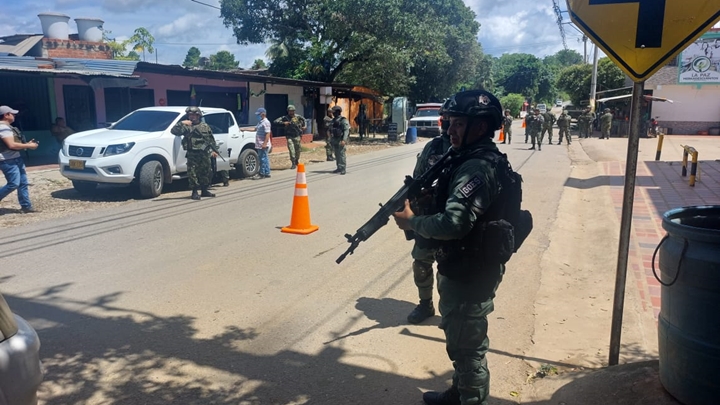 El Ejército y la Policía se tomaron a Tibú.