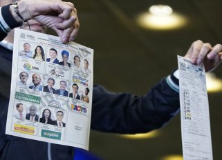 Tarjeton electoral.