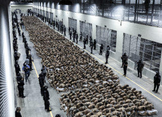 Megacárcel de El Salvador. 