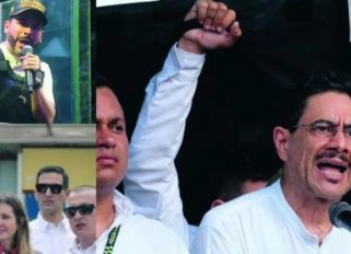 Detrás de escudos y hasta con 40 escoltas: así blindan las campañas de Abelardo, Paloma y Cepeda