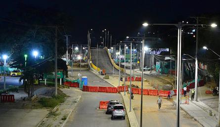 Intersección vial Cuatro Vientos 