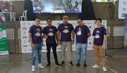 Arnold Sneider Capacho Balseca, Richard Alberto Giraldo Torres, Diego Fernando Toro Gutiérrez, Richard Eliseo Mendoza Gáfaro y Samir Mateo Sierra Blanco./ Foto: Cortesía 