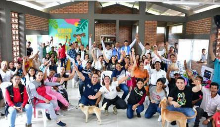 La comunidad de la vereda El 25, en Cúcuta, abandonó el cultivo ilícito de la coca y ahora está en pasos legales./Foto cortesía