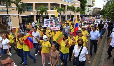 Cúcuteños manifestaron su echazo a las reformas de Gustavo Petro