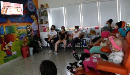 En el Hospital Universitario Erasmo Meoz los niños con diagnóstico de cáncer tuvieron un día feliz./Foto cortesía 