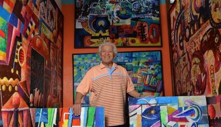 El pintor Ulacio Sandoval, toda una vida entre signos y colores 