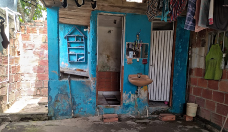 Mal estado de las viviendas en el barrio Buenos Aires