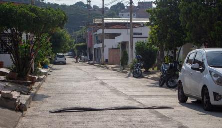 Los vecinos de Heliópolis están estrenando nueva vía de acceso al barrio/Foto cortesía