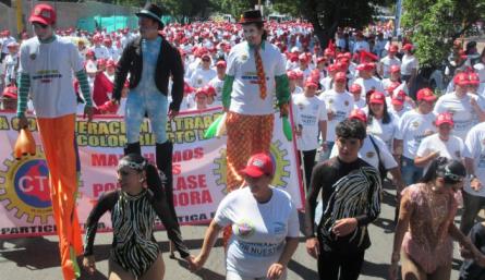 Toda una fiesta laboral vivieron ayer más de cuatro mil trabajadores de las distintas empresas de Cúcuta y sus familias./  Foto Orlando Carvajal