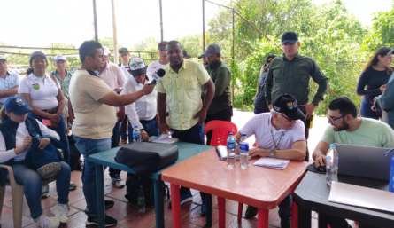 Se reunieron en Patillales,Puerto Santander