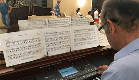 Un instrumento músical, único en la región, llegó a la Catedral de Cúcuta