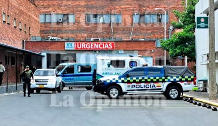 Traslado de Ramiro Suárez desde el Hospital Universitario Erasmo Meoz 
