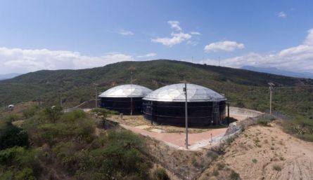 Megatanques de Los Patios del Acueducto Metropolitano/Foto Juan Pablo Cohen/La Opinion