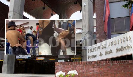 Con stripper celebraron amor y amistad en el Palacio de Justicia Cúcuta