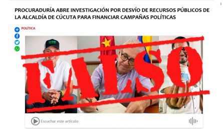 Noticia falsa