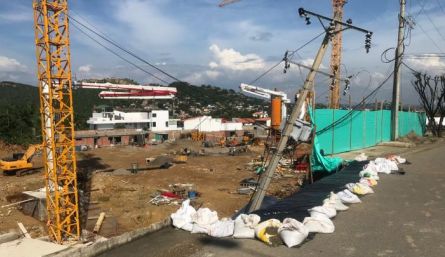 El proyecto sigue en construcción mientras que hacen los arreglos necesarios en la malla vial. / Foto: Nicolás Mojica. 
