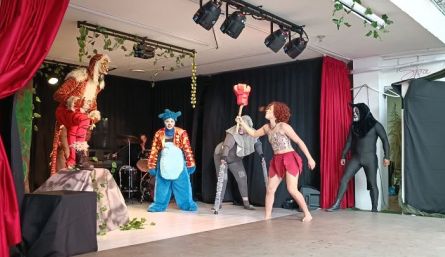 Todas las actividades se realizaron en la sala de teatro de la fundación. / Foto: Cortesía. 