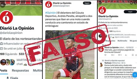 Suplantación de cuenta de twitter de La Opinión