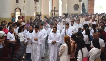 Celebración eucarística en la Catedral San José de Cúcuta 