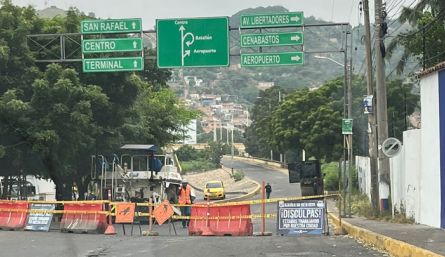 Congestión vehicular en Pinar del Río por cierre del puente Beníto Hernández