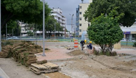 La obra deberá ser entregada para finales de marzo.