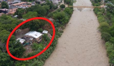 Persisten los cambuches a los alrededores del río Pamplonita
