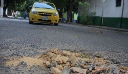 La calle ha sido cerrada en dos oportunidades por el mal estado./ Foto: Carlos Ramírez.