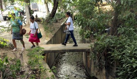 Los residentes de las casas aledañas al canal son las más afectadas por esta situación. / Foto: Carlos Ramírez.