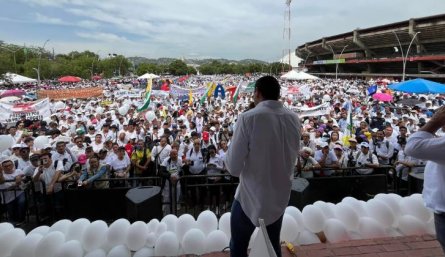Miles de personas se unieron a la gran movilización, demostrando que la seguridad ciudadana se ha convertido en una de sus principales preocupaciones. / Foto: Cortesía de la Alcaldía de Cúcuta