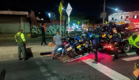 Motos incautadas