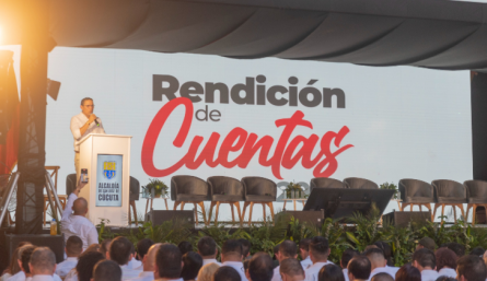 Jorge Acevedo destacó los logros del primer año de gestión al frente de la Alcaldía de Cúcuta.