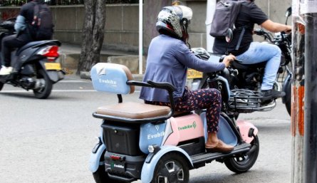 Motocicletas eléctricas en Cúcuta . / Foto: Carlos Ramírez / La Opinión 