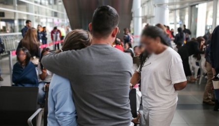 Colombianos deportados de Estados Unidos