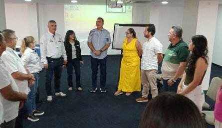 Miembros de la Mesa Cúcuta Circular que lideran el plan piloto de aprovechamiento de residuos orgánicos/Foto Orlando Carvajal