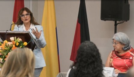 Magistrada del Consejo Superior de la Judicatura y coordinadora de la especialidad de tierras, Claudia Expósito Vélez/Foto cortesía