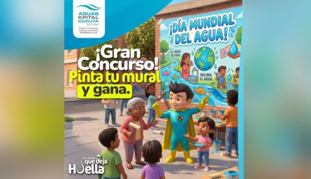 Aguas Kpital Cúcuta invita a la ciudad a participar en el concurso comunitario de murales por el Día Mundial del Agua
