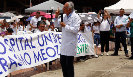 Ministro de Salud, Guillermo Alfonso Jaramillo, en Cúcuta. 