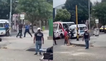 Transito agredido