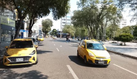 Calles solitarias sin trancones y sin contaminación, así transcurrió el Día sin Carro, ayer./Foto Orlando Carvajal