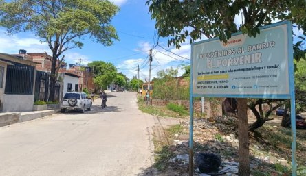 Barrio El Porvenir comuna 6