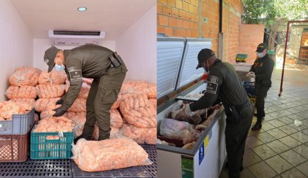 Incautan más de 3,6 toneladas de pescado, camarón y carne en Cúcuta por incumplir normas sanitarias