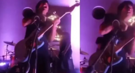 Cantante se electrocuta 