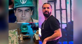 Polémica: El rapero Drake pagó una millonada por gorra que fue de Pablo Escobar