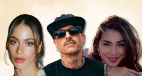 Tini, Greeicy y Mike Bahía. Fotos:  Redes Sociales // imagen ilustrada. El Universal.