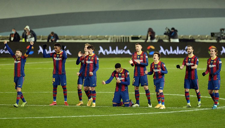 Ter Stegen impulsa al Barcelona a la final de la Supercopa  Foto: AFP