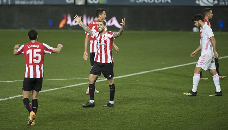 Athletic apea al campeón Real Madrid  Foto: AFP