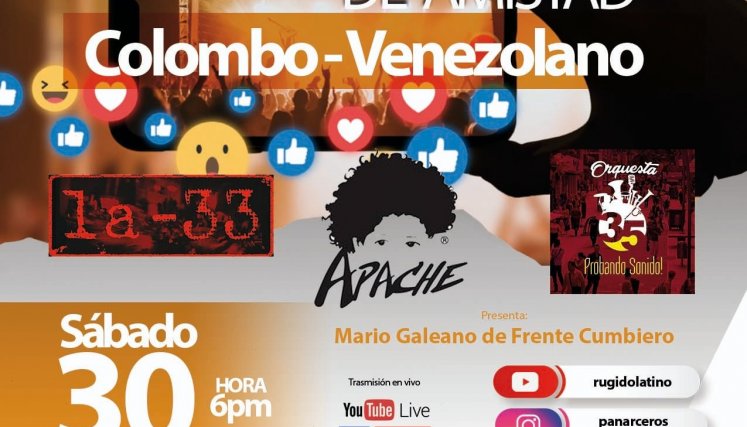 Afiche del concierto. 